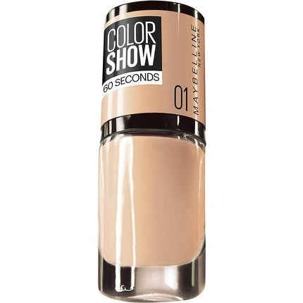 Maybelline Nagellack Color Show 60 Seconds Go Bare 1 7 ml Nagelpflege