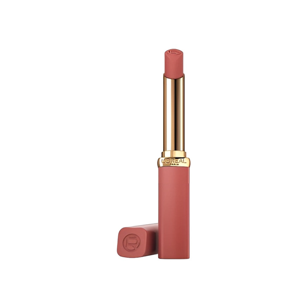 L'Oréal Paris Lippenstift for a Powdery Matte Finish and 16 Hours langanhaltend, Color Riche Intense Volume Matte 600 Le Nude Audacious 1.8 g Make-up