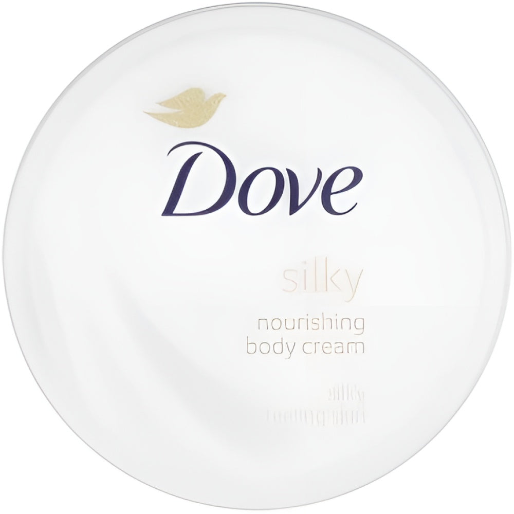 Dove feuchtigkeitsspendend Body Creme Silk 300 ml Pot Körperlotion Körperpflege