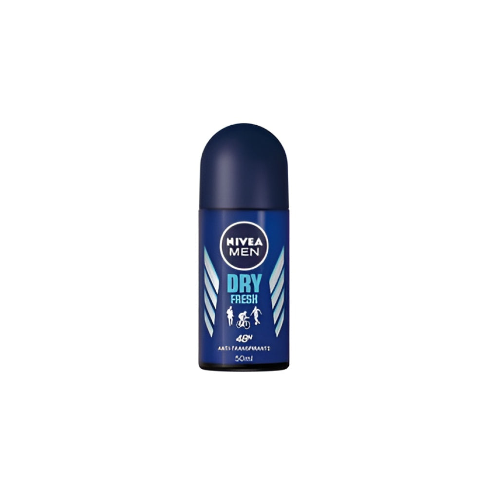 Nivea Deodorant Rollon Men Dry Fresh 50 Milliliters Parfum
