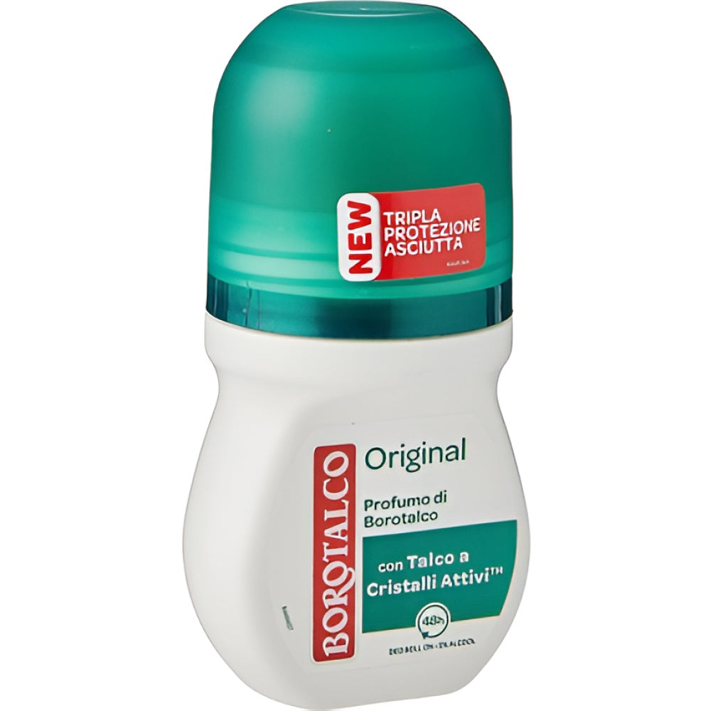 Borotalco Original Deodorant Roll On Without Alcohol 50 ml Parfum