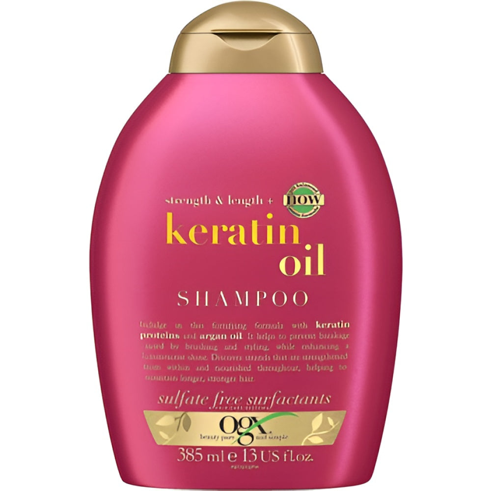 OGX Strength and Length Keratin Öl Shampoo 385 ml Haarpflege
