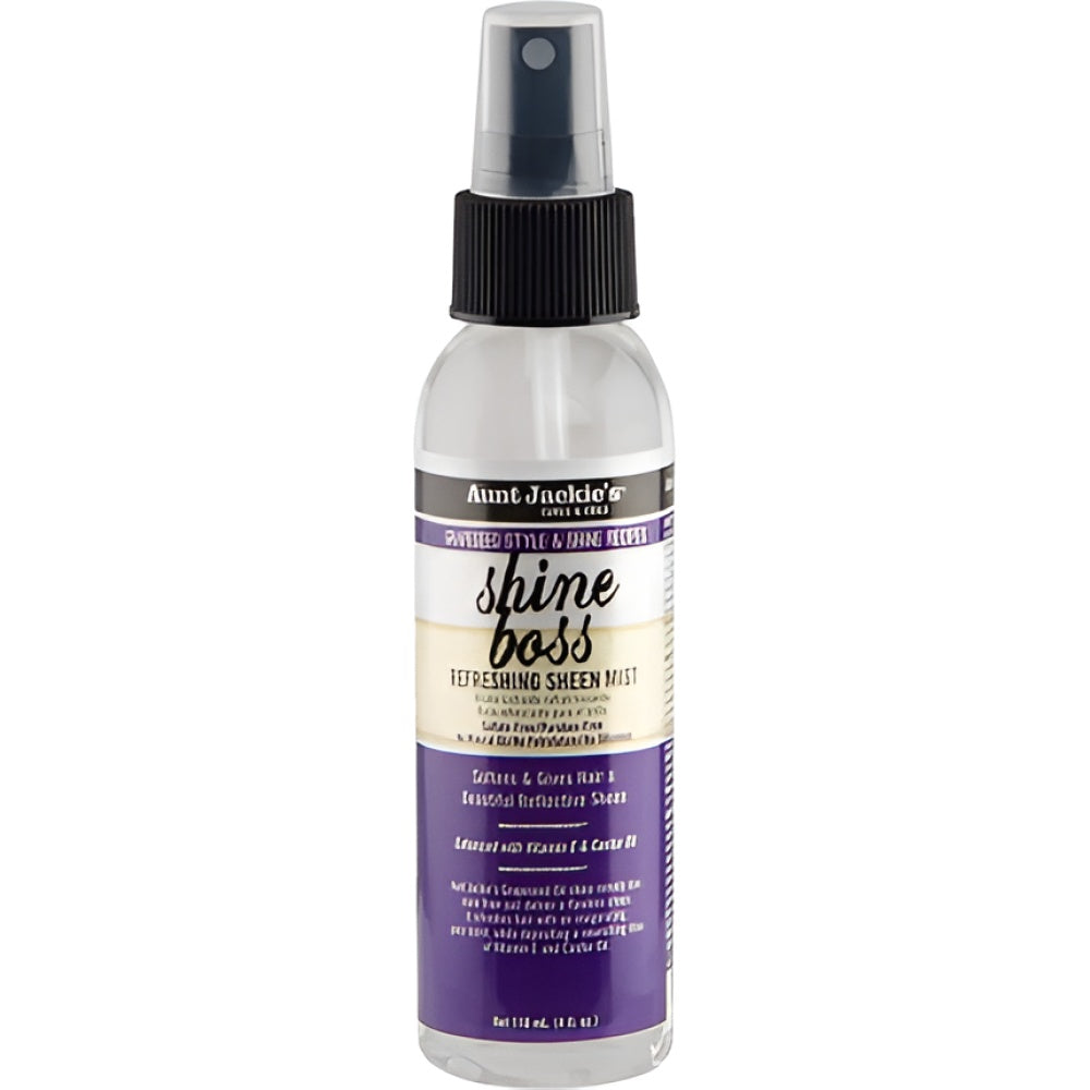 Aunt Jackie's Grapeseed Shine Boss Refreshing Sheen Mist 4oz Styling Sprays Haarpflege