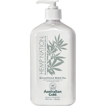 Australian Gold Hemp Nation Eucalyptus and White Tea Tan Extender 535 ml Körperlotion Körperpflege