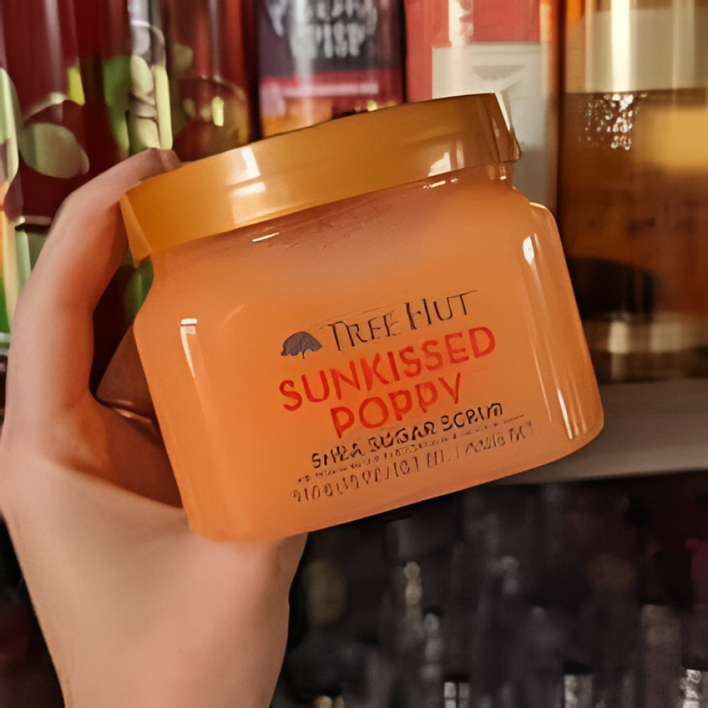 Tree Hut Sunkissed Poppy Shea Zuckerpeeling 18 Oz Foot Scrub Körperpflege