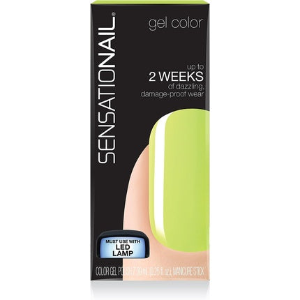 Sensationail 7.39 ml Original Nagellack Gel Kiwi Green Gel-Nagellack Make-up