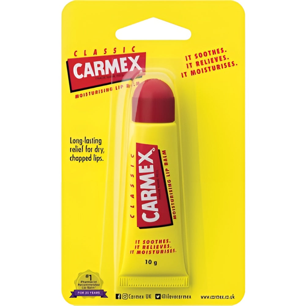 Carmex Classic feuchtigkeitsspendend Lippenpflege Tube 10 g Make-up
