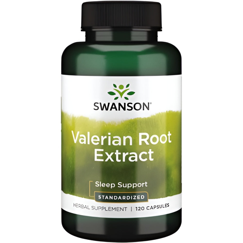 Swanson Standardized Valerian Root 200mg 120 Capsules Nahrungsergänzung Vitamine