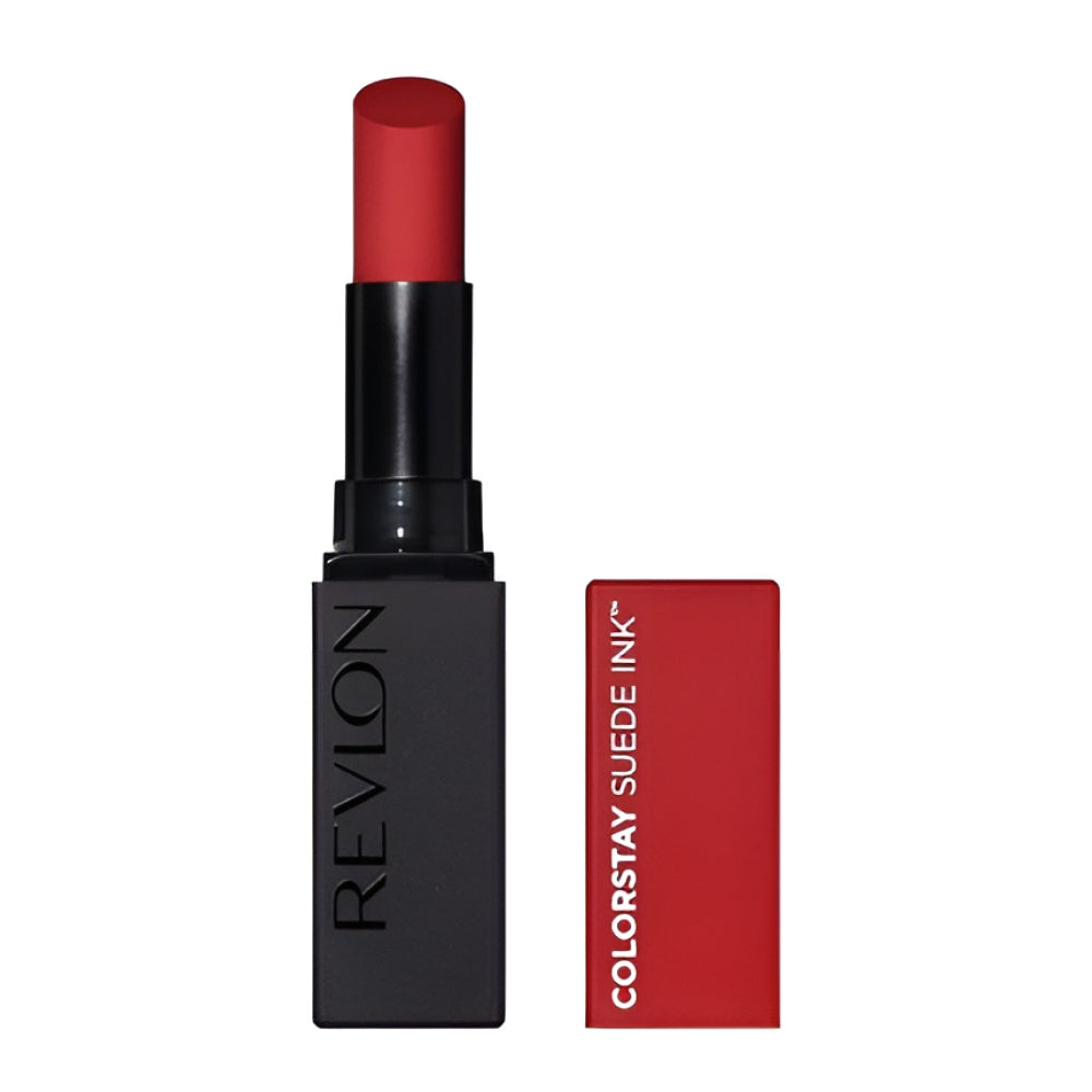 Revlon ColorStay Suede Ink Lippenstift Matte langanhaltend Formula Enriched mit Vitamin E Waterproof 016 Bread Winner 2.55 g Make-up