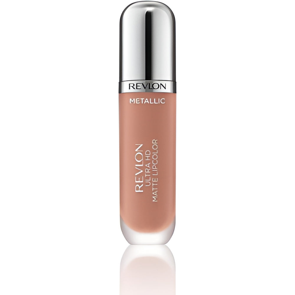 Revlon Ultra HD Metallic Matte Lippenfarbe Glow 1 Count Lippenstift Make-up