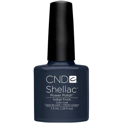 CND Shellac Indigo Frock Professional Gel Nagellack 7.3 ml Gel-Nagellack Make-up