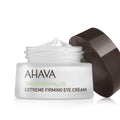 AHAVA Extreme Firming Augencreme Firms Hydrates Smoothes and Reduces Wrinkles of Eye Area Enriched mit Extreme Complex Exclusive Dead Sea Osmoter Peptides Hyaluronic Acid and Shea Butter 0.5 Fl Oz Gesichtspflege