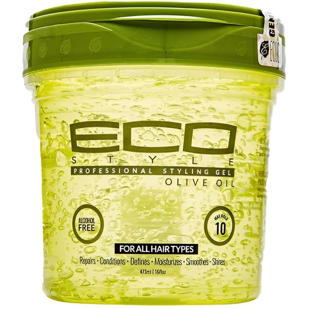 Ecostyle Olive Öl Styling Gel All Day Hold Alcohol Free Paraben Free Sulphate Free No Flaking Anti-Itch 473 ml Unscented Haarpflege