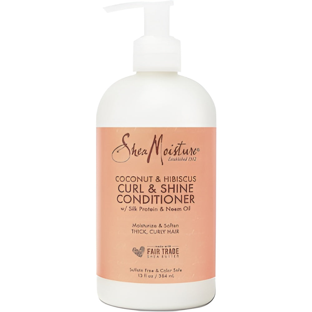 Shea Moisture Coconut and Hibiscus Curl and Shine Spülung 384 ml Haarpflege