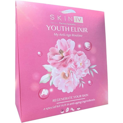 Skin IV Korean Youth Elixir My Anti-Age Routine Kit Eye Counter Cosmetic Hand Gloves Decollete Camellia Flowers Face Sheet Maske 145 g Augencreme Gesichtspflege