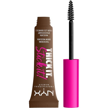 Nyx Professional Make Up Tick It. Stick It! Brow Mascara No.06 Brunette 7 ml Augenbrauengel Make-up
