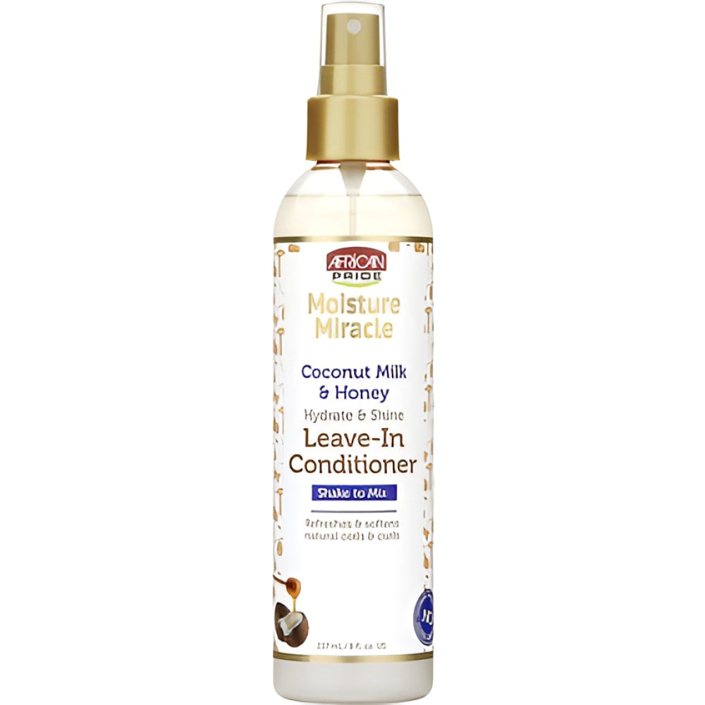 African Pride Moisture Miracle Coconut Milk & Honey Leave-In Spülung 8 Oz Leave-in Pflege Haarpflege