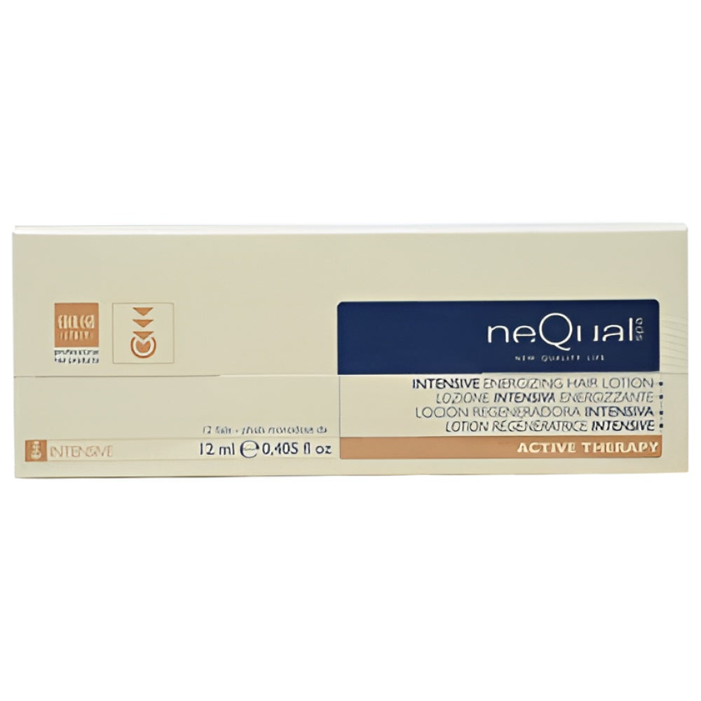 Ever Ego Italy Nequal Intensive Energizing Hair Lotion 12 Vials x 0.33 Oz - Pack of 12 Haarwasser Haarpflege