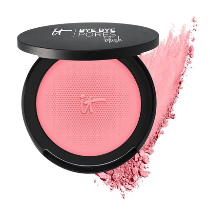 IT Cosmetics Bye Bye Pores Blush Sheer Buildable Color mit Silk Hydrolyzed Collagen Peptides Antioxidants 0.192 Oz Je Ne Sai Quoi Bright Pink Rouge Make-up