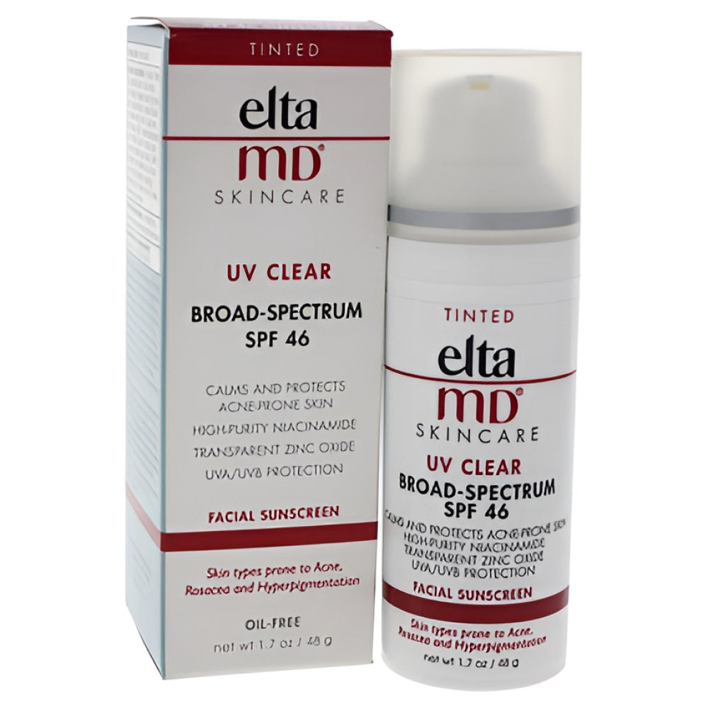 EltaMD UV Clear Facial Sunscreen SPF 46 Tinted Skincare 1.7oz Sonnenschutz Gesichtspflege