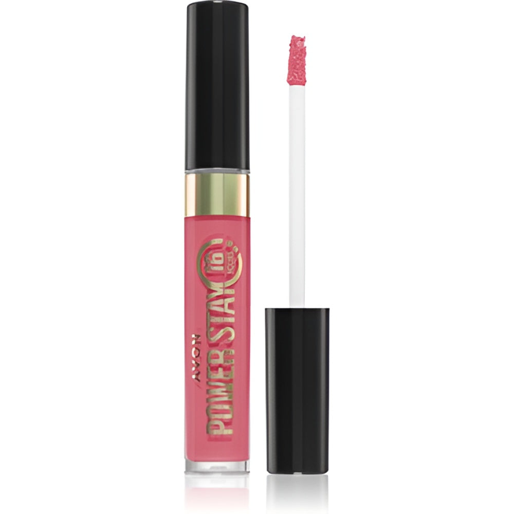 Avon Power Stay 16h Liquid Matte Lippenstift Persistent Pink 6 ml langanhaltend Make-up