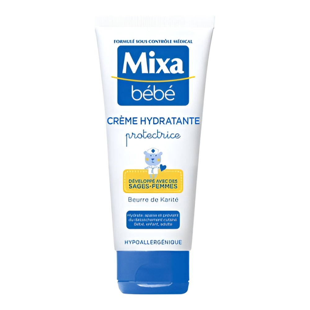 Mixa Baby feuchtigkeitsspendend And Protective Creme mit Vitamin E 100 ml Babycreme Babyöl
