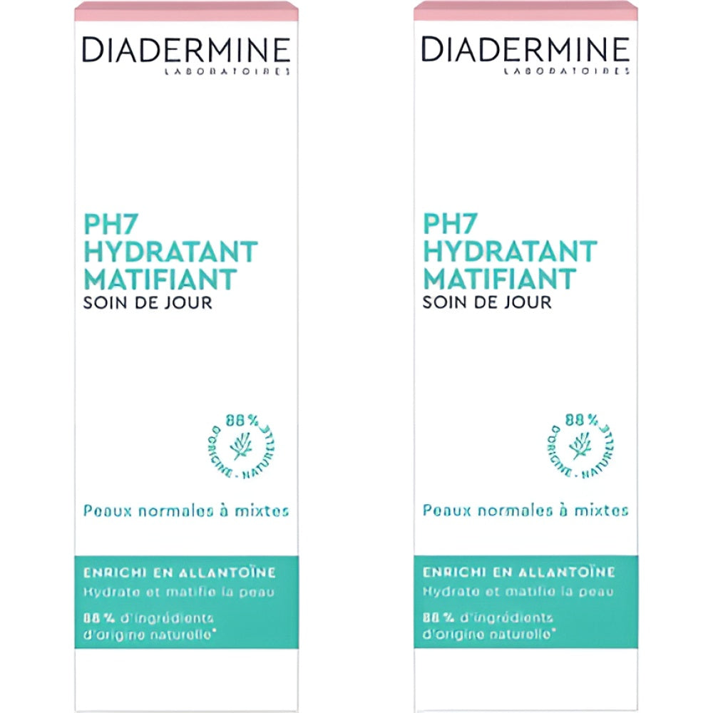 Diadermine pH7 Mattifying feuchtigkeitsspendend Tagescreme 50 ml Gesichtspflege
