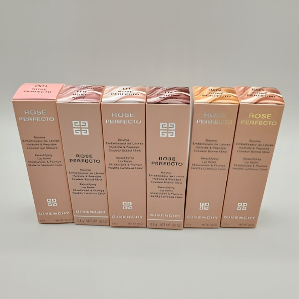 GIVENCHYLadies Rose Perfecto Beautifying Lippenpflege 0.09 Oz # 110 Milky Nude Make-up 2.8 g Make-up