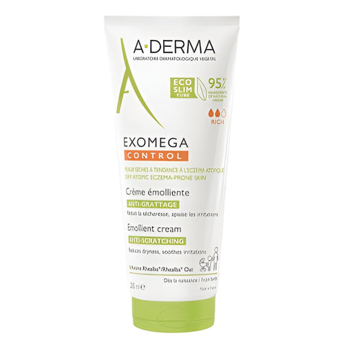 A-Derma Exomega Control Emollient Creme 200 ml - Skin Care Körperpflege Pflege