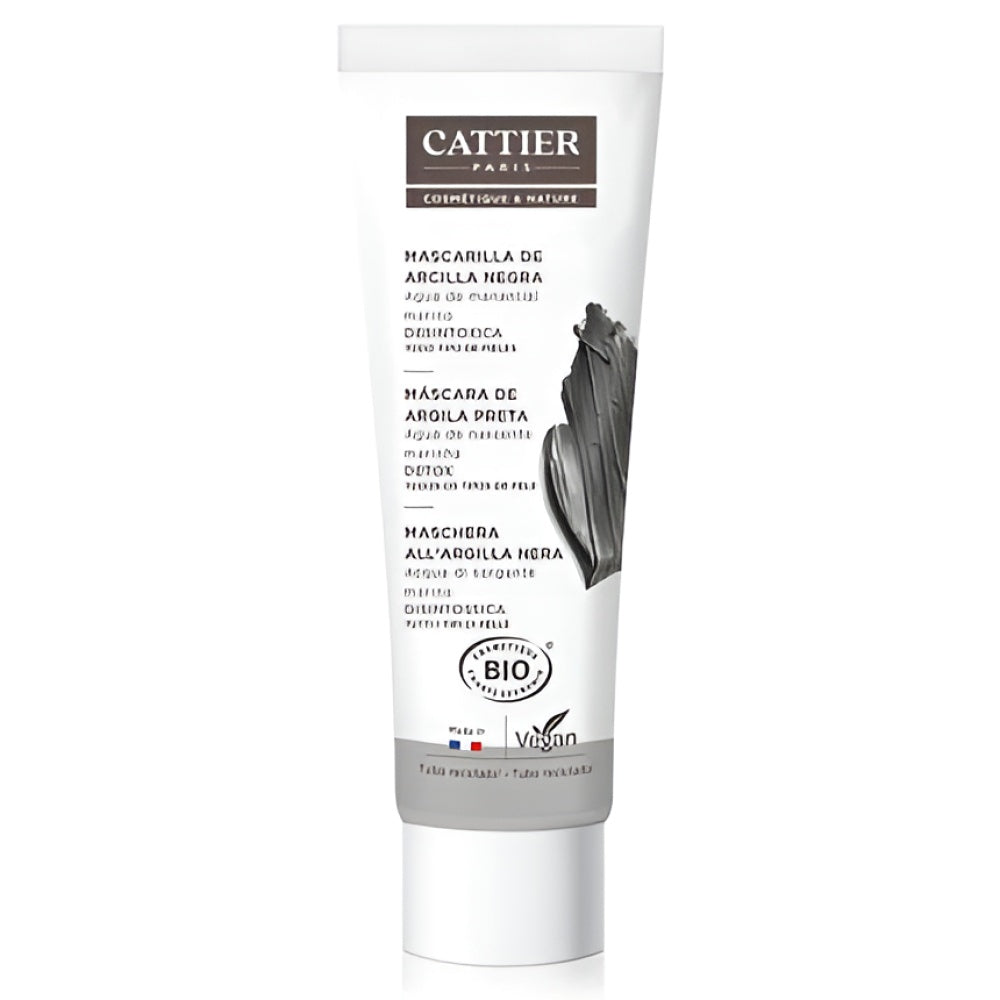Cattier Paris Black Clay Maske 100 ml Gesichtspflege