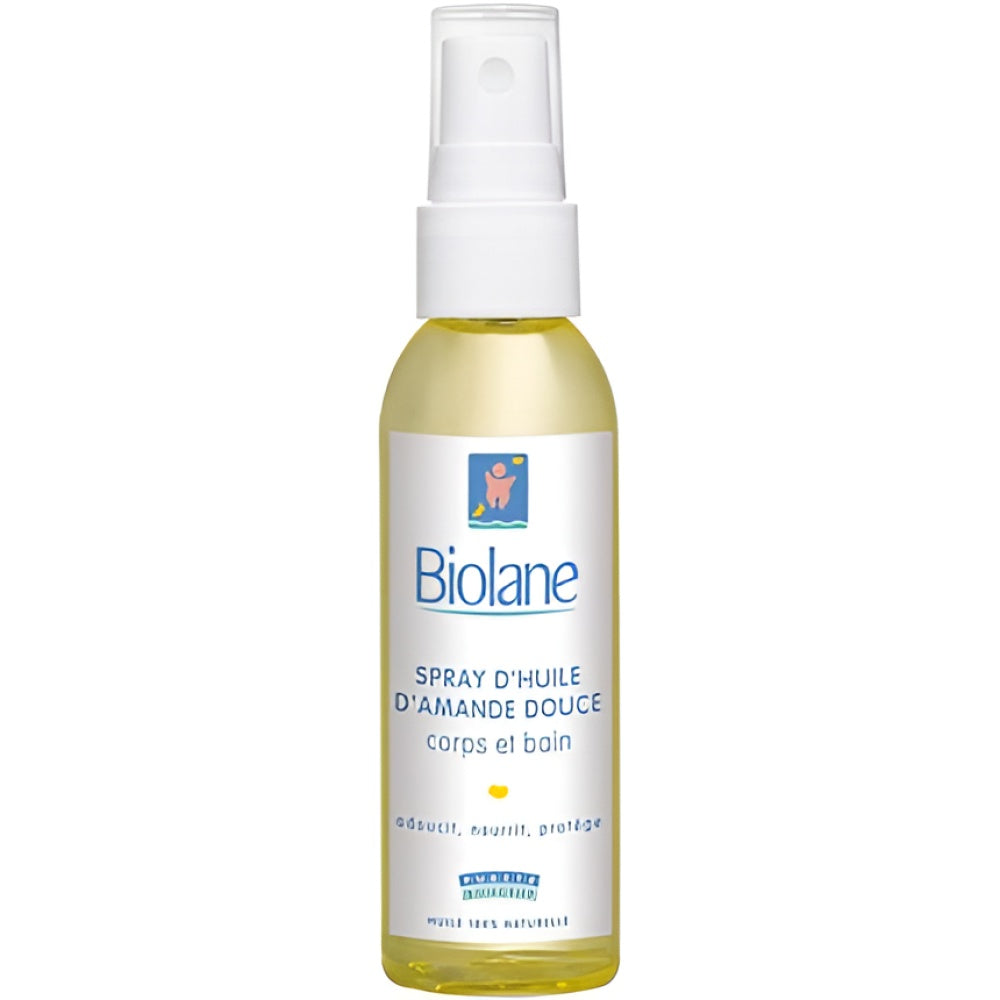 Biolane Spray Sweet Almond Öl 75 ml - Set Of 2 Babycreme Babyöl