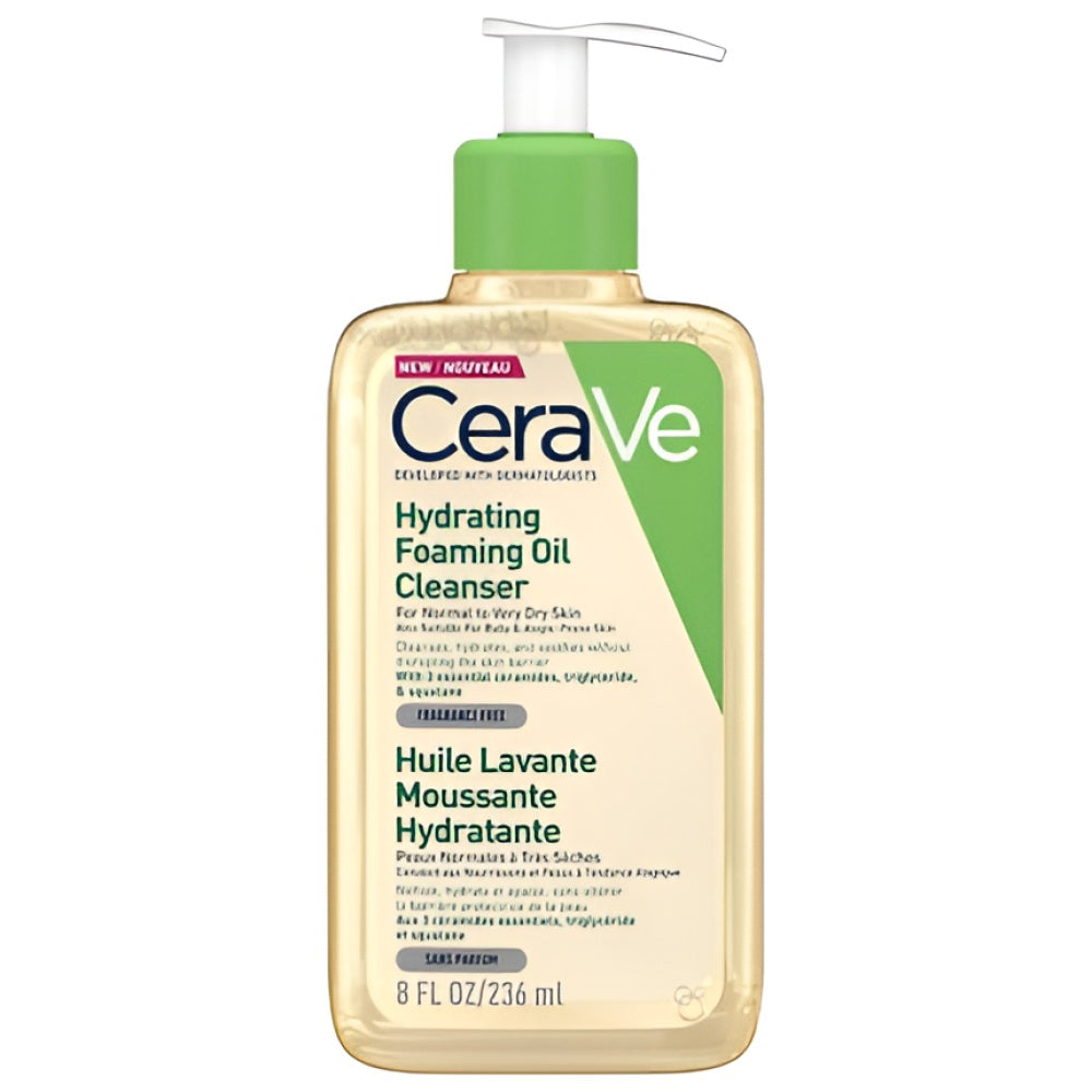 Cerave feuchtigkeitsspendend Foaming Öl feuchtigkeitsspendend reinigend Öl 236 ml Reinigungsöl Gesichtspflege