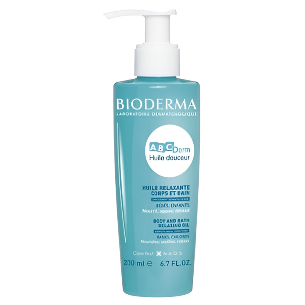 Abcderm Huile Douceur Relaxing Öl For Children And Infants 200 ml Babycreme Babyöl