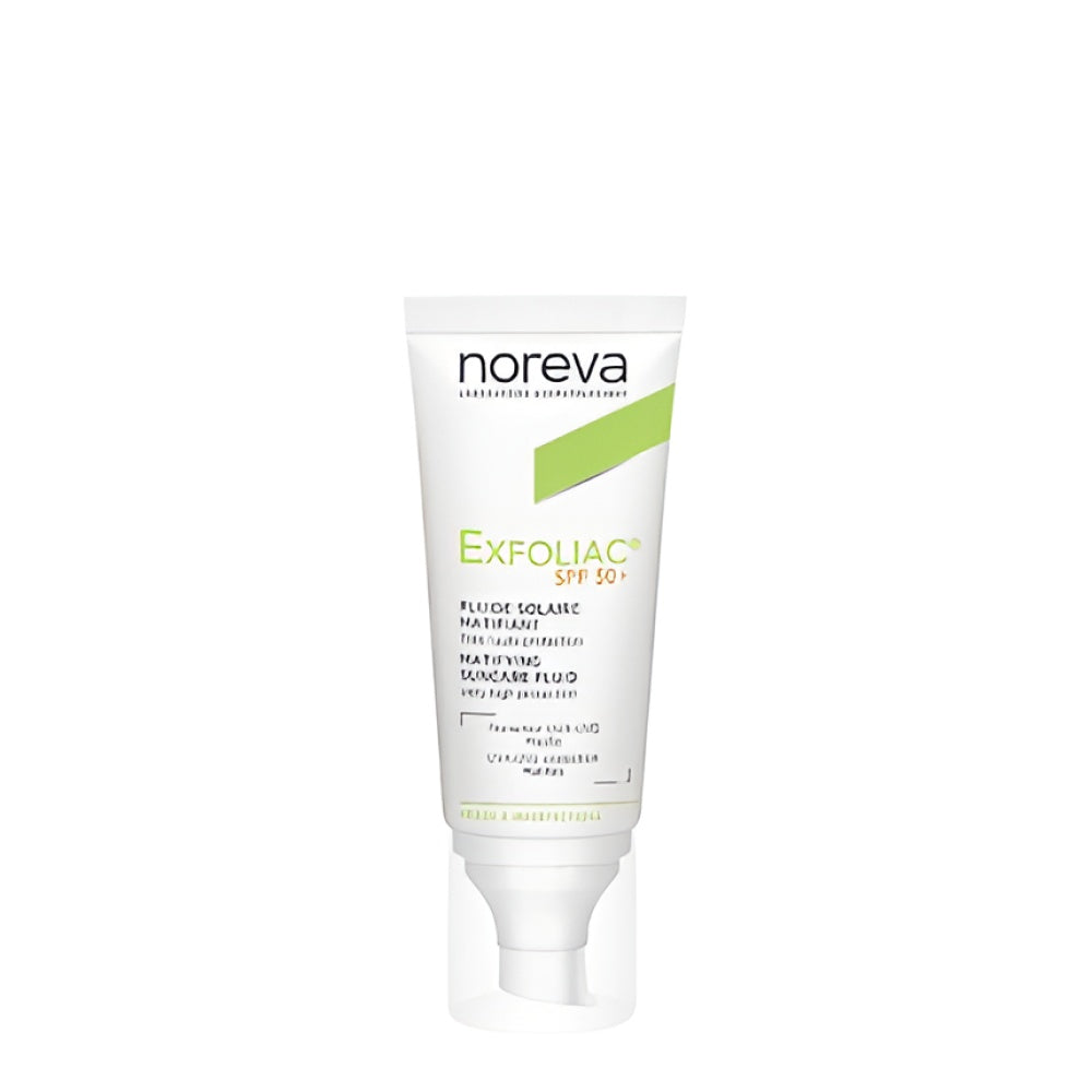 Noreva Exfoliac Solar Fluid Spf 50 40 ml High Protection Sunscreen Face Gesichtspflege