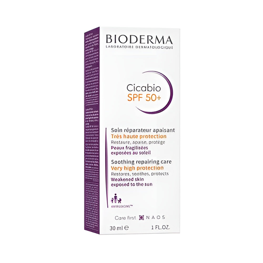 Bioderma Cicabio Spf 50 Creme 30 ml High Protection Sunscreen For empfindliche Haut Body Körperpflege