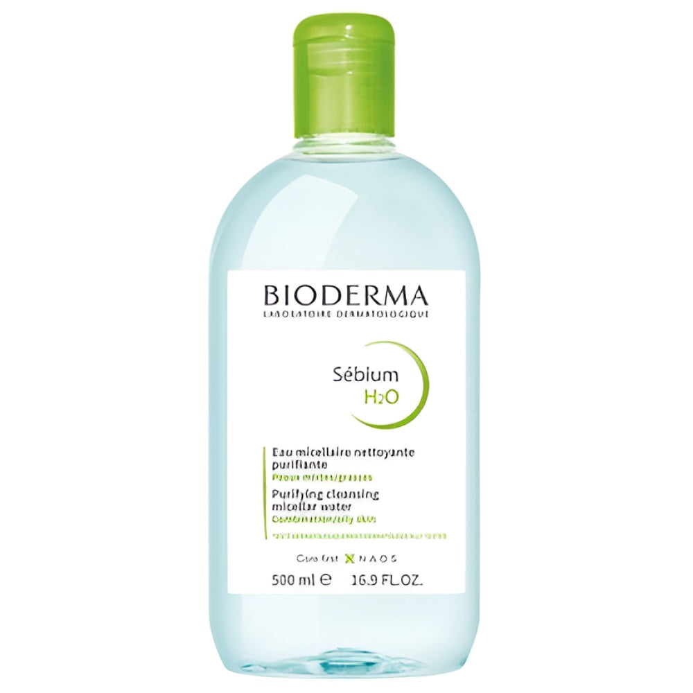 Bioderma Sbium H2o Micellar Water 500 ml Purifying reinigend Solution Mizellenwasser Gesichtspflege