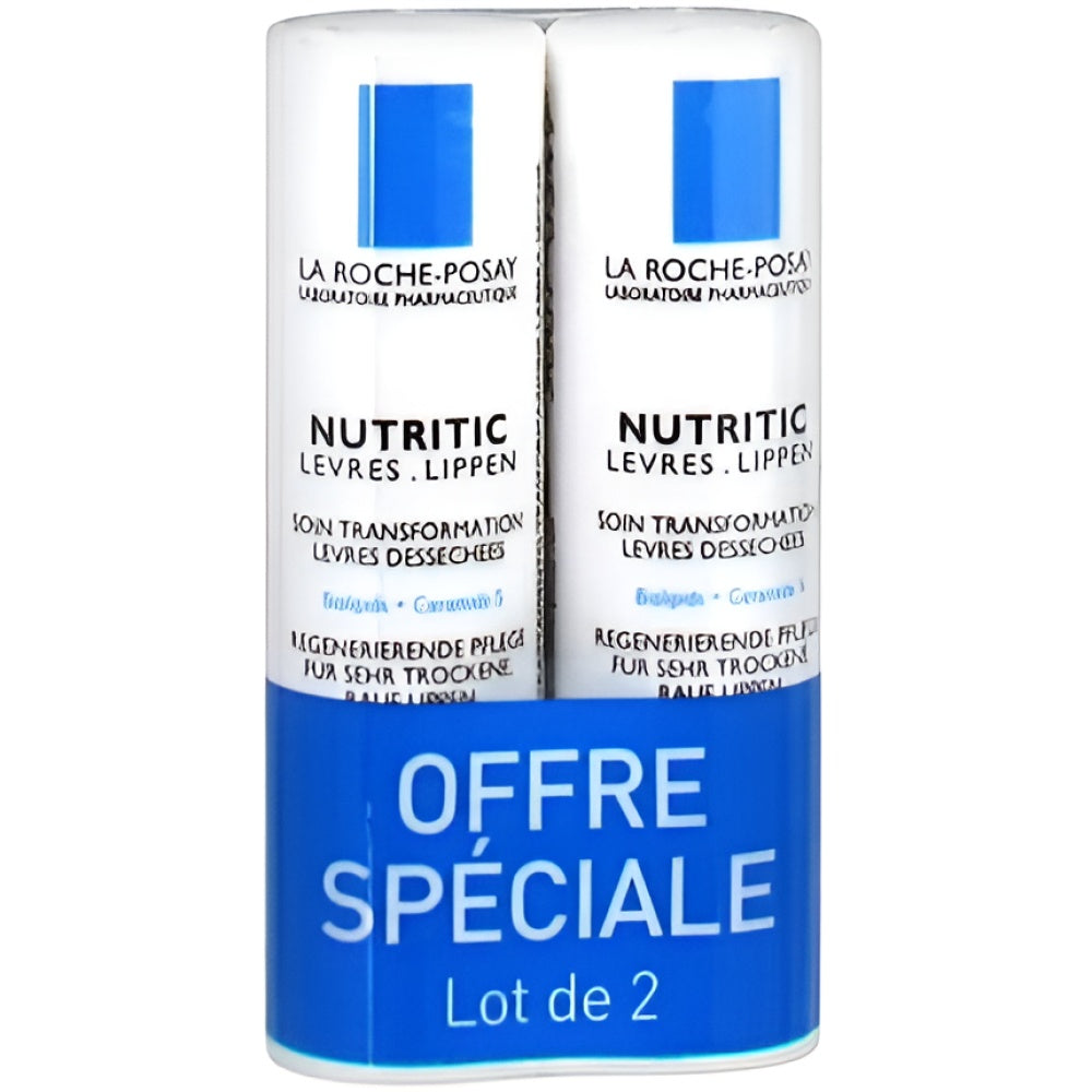 La Rocheposay Nutritic Lips 47 ml Pack Of 2 Lippenpflege Make-up