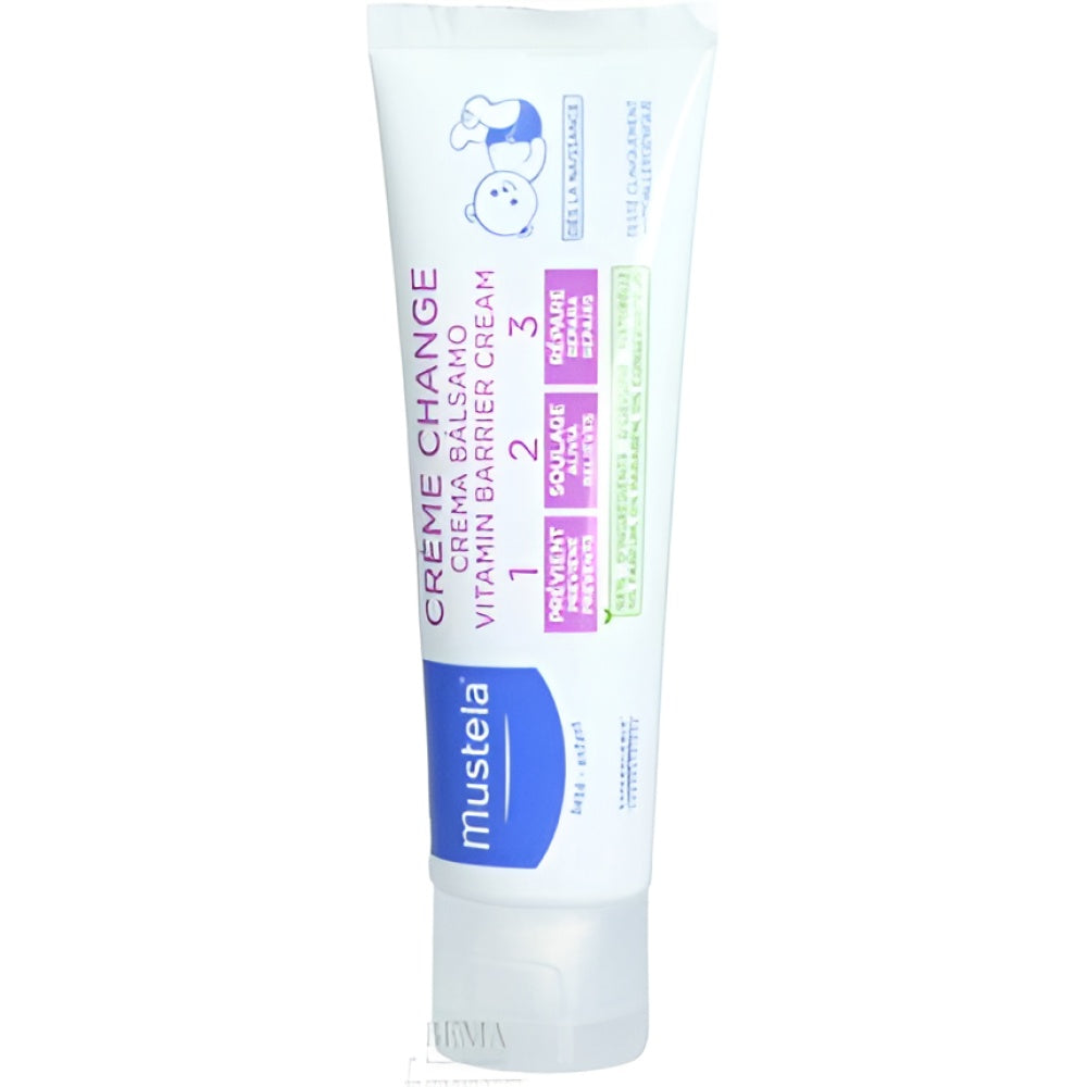 Mustela 1-2-3 Diaper Change Creme 50 ml Babycreme Babyöl