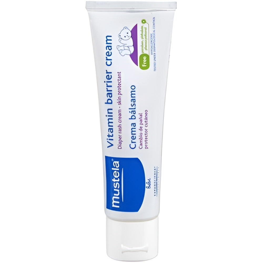 Mustela Vitamin Barrier 1 2 3 Creme 100 ml Babycreme Babyöl
