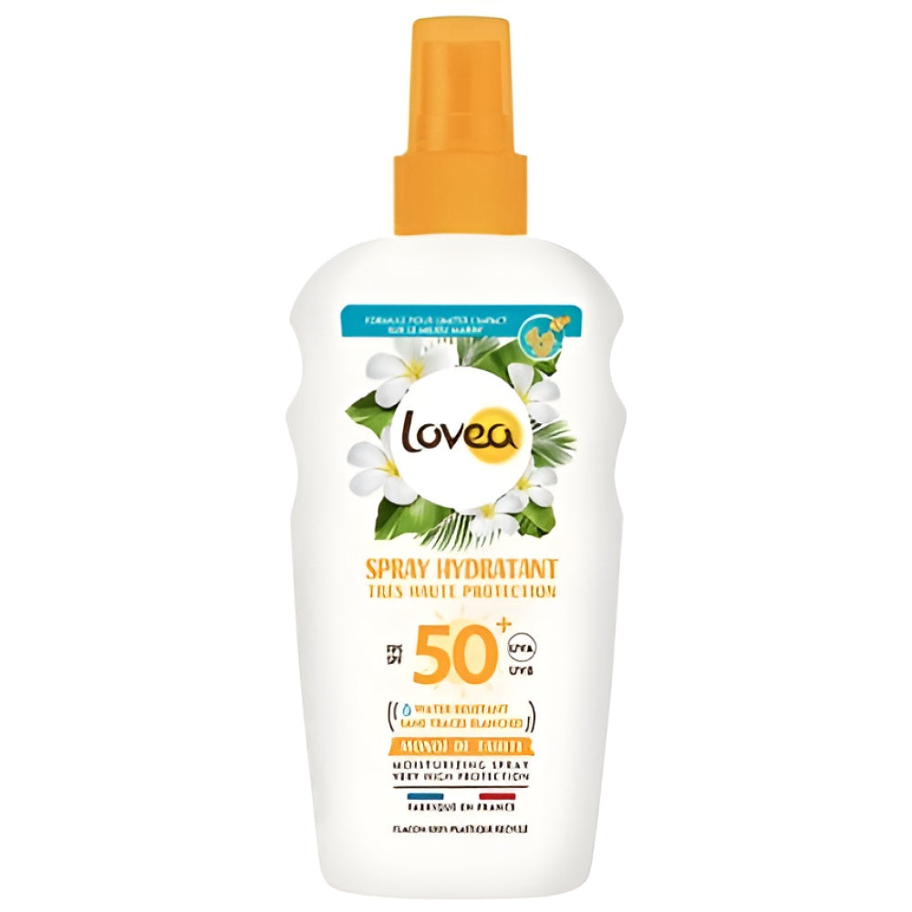 Lovea feuchtigkeitsspendend Spray Monoi De Tahiti Very High Protection SPF 50+ 150 ml Körper-Sonnenschutz Körperpflege