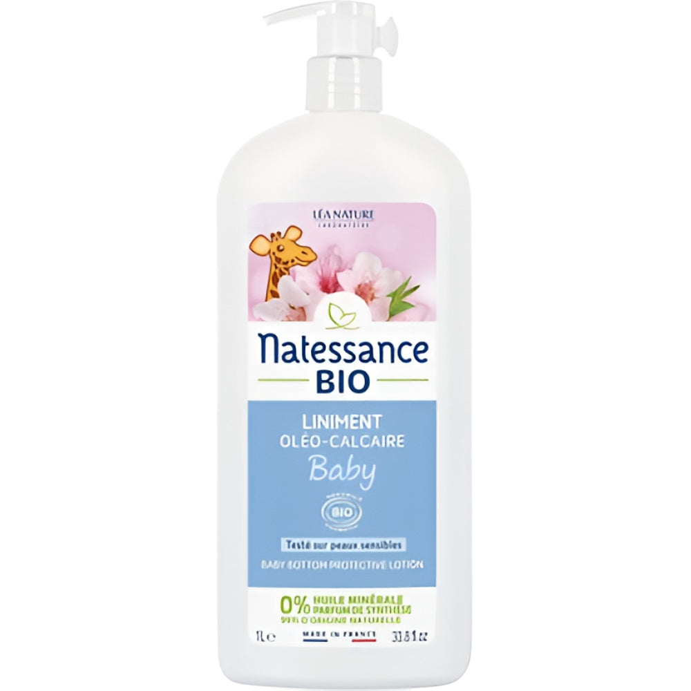 Natessance Natural Baby Care Bottom Protective Lotion 1 Litre Baby Bath Körperpflege
