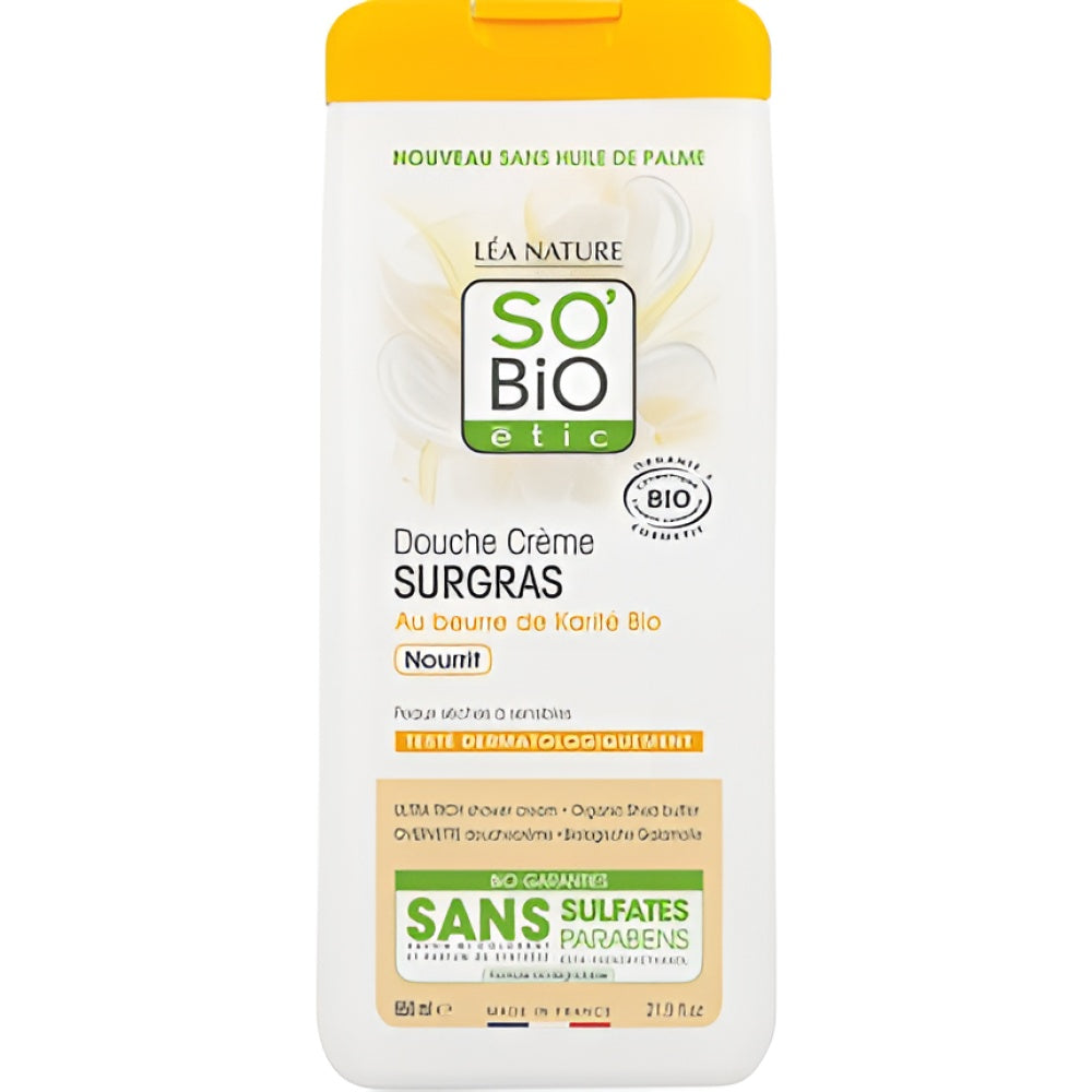 So 'Bio Étic Surgras Shower Creme mit Organic Shea Butter Öl 650 ml Duschöl Körperpflege