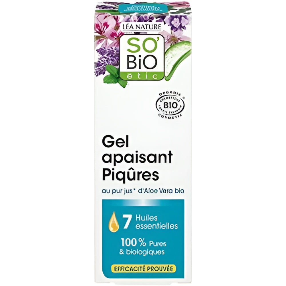 So'bio Etic Organic Soothing Gel mit Pure Aloe Vera Juice 40 ml Eye Gel Gesichtspflege