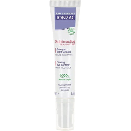 Eau De Jonzac Sublimactive Mature Skin Firming Eye Contour Organic 15 ml Augencreme Gesichtspflege