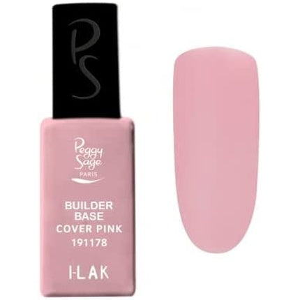 Peggy Sage I-LAK Soak Off Gel Polish Builder Base Cover Pink 11 ml Gel-Nagellack Make-up