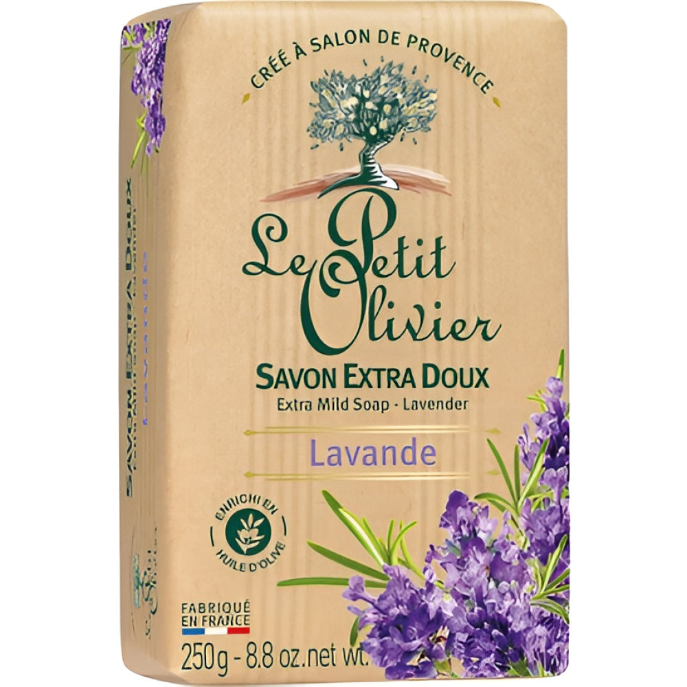 Le Petit Olivier Hygiene Beauty Soap Extra Gentle 250 g Lavender Seife Körperpflege