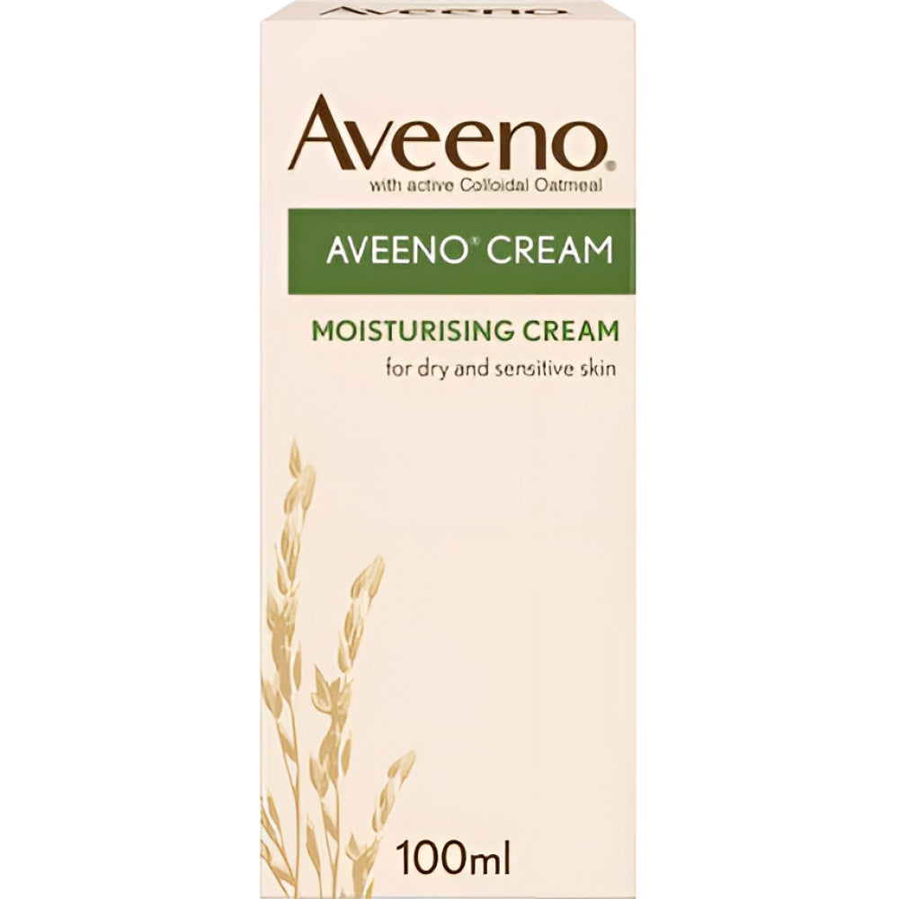 Aveeno feuchtigkeitsspendend Creme mit Colloidal Oatmeal and Shea Butter 100 ml Körperbutter Körperpflege