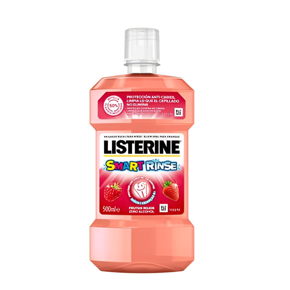 Listerine Smart Rinse Berry Kids Mundspülung 500 ml Gesundheit