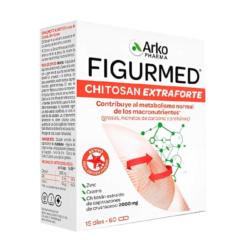 Arkopharma Chitosan Extra Strong 500 Mg 60 Capsules Nahrungsergänzung Vitamine
