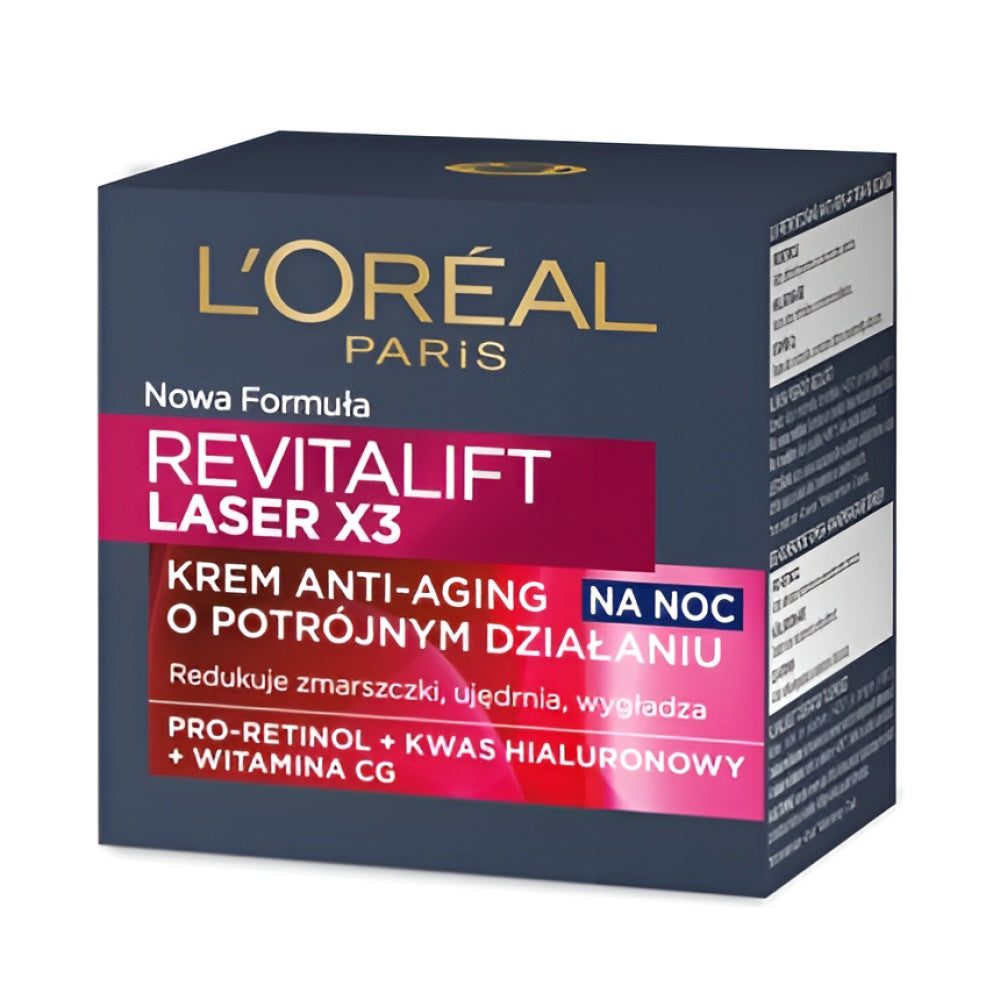 L'Oreal Revitalift Laser X3 Anti-Age Nachtcreme-Maske Regenerating Therapy 50 ml Gesichtspflege